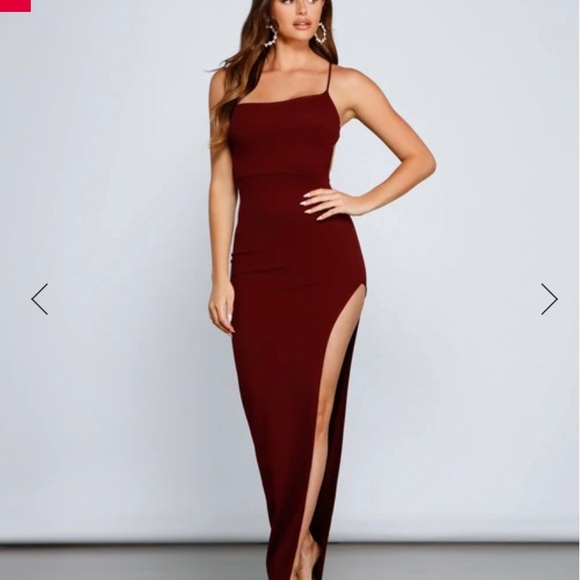 One shoulder formal dress - Picture 3 of 3